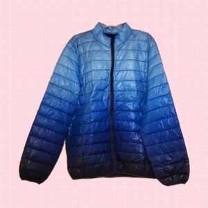 Jackson Hole ⛰️ Blue Gradient Coat